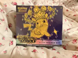 Pokemon TCG Scarlet & Violet Surging Sparks Sealed Pokemon Center ETB Elite Box - Image 1