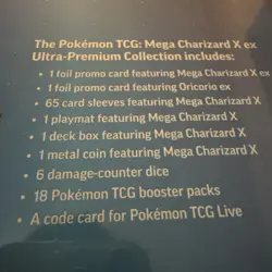 Pokemon Mega Charizard X ex UPC - Ultra Premium Collection Box Factory Sealed!!! - Image 5