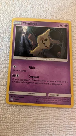 Pokemon TCG Mimikyu SM Black Star Promo SM99 Holo Promo - Image 1