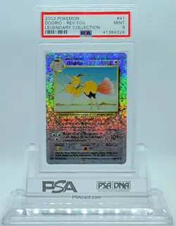 2002 POKEMON LEGENDARY COLLECTION DUDRIO #41 REVERSE HOLO PSA 9 MINT #41384324 - Image 2
