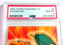1999 Topps Pokemon T.V. #6 Charizard PSA 8 NM-MT (86749909) I10 - Image 3