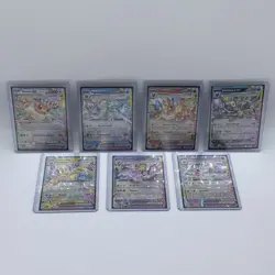 Lot Of 7 Pokemon Eeveelution EX Set Prismatic Evolutions - Umbreon - Pack Fresh - Image 1