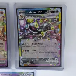 Lot Of 7 Pokemon Eeveelution EX Set Prismatic Evolutions - Umbreon - Pack Fresh - Image 2