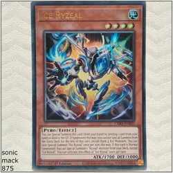 Ice Ryzeal - CRBR-EN003 - Ultra Rare 1st Edition Yugioh - Image 1