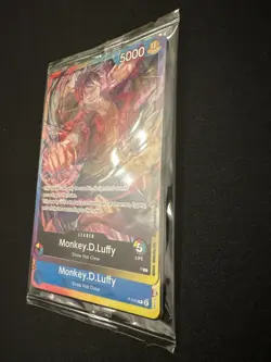 One Piece Monkey.D.Luffy 2nd Anniversary Stamped Promo P-O43 NM - Image 4