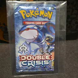 Pokemon TCG Double Crisis Booster Pack Sealed English Kyogre Card Nintendo - Image 1