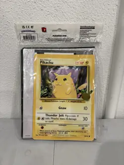Pokemon TCG 25th Anniversary First Partner Collector’s Binder Pikachu Card Jumbo 820650809606 - Image 2