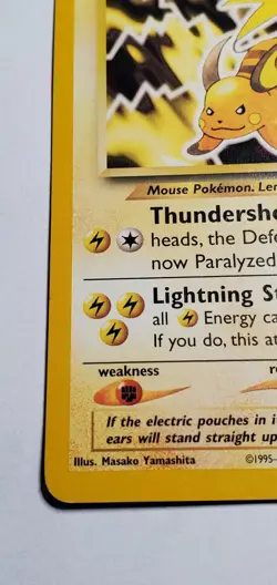Raichu 21/64 Neo Revelation Unlimited Edition Vintage 2000 Pokemon Card - Image 5