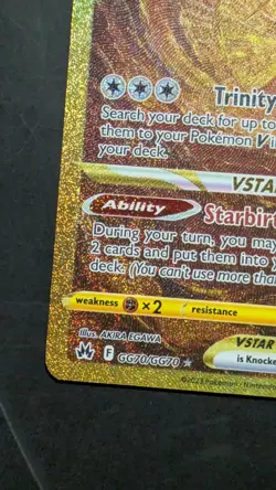 Pokemon Arceus VSTAR GG70/GG70 Crown Zenith Galarian Gallery Holo Secret Rare - Image 5