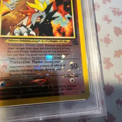 Entei 34 Reverse Foil Pokemon 3 Movie Promo PSA 6 Pokemon 2001 WOTC Swirl - Image 2