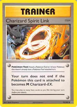 Charizard Spirit Link 75/108 Uncommon Evolutions Pokemon LP - Image 1