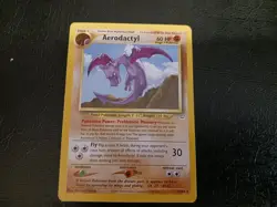 Pokemon TCG Aerodactyl Neo Revelation 15/64 Unlimited Non Holo Rare LP Vintage - Image 1