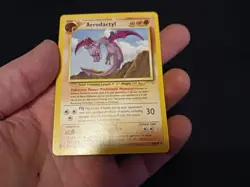 Pokemon TCG Aerodactyl Neo Revelation 15/64 Unlimited Non Holo Rare LP Vintage - Image 4