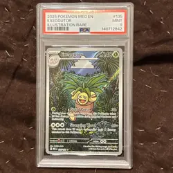 2025 POKEMON MEG EN-MEGA EVOLUTION ILLUSTRATION RARE #135 EXEGGUTOR PSA 9 - Image 1
