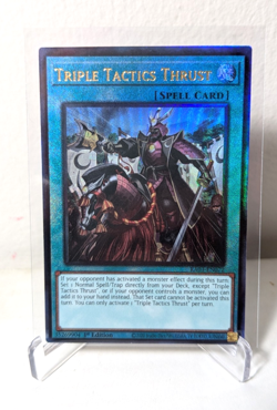 Triple Tactics Thrust RA03-EN072 Yugioh (PUR) Prismatic Ultimate Rare 1st Ed NM - Image 1