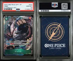 PSA 10 Jinbe SR OP11-031 PAR Parallel A Fist of Divine Speed One Piece Japanese - Image 3