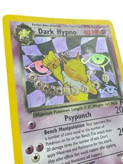 Pokemon Card Dark Hypno 9/82 Team Rocket Holo Rare WOTC 2000 LP Unlimited - Image 3
