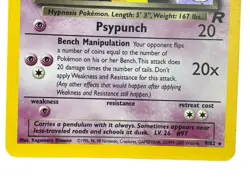 Pokemon Card Dark Hypno 9/82 Team Rocket Holo Rare WOTC 2000 LP Unlimited - Image 4