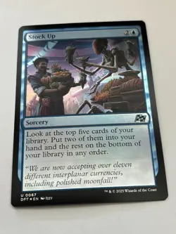 Stock Up Sorcery MGT Aetherdrift Foil #0067 - Image 1