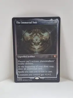 MTG The Immortal Sun CMM 0608 M NM FOIL Etched - Image 1