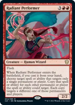 Radiant Performer - Commander 2021 #054/081 MTG Magic The Gathering - Image 1