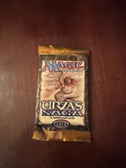 MTG URZA'S SAGA Sealed Booster Pack from Box - Magic - Urza's Block English 742818060110 - Image 1