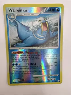 Walrein 39/123 Mysterious Treasures Reverse Holo Rare Pokemon Card - Image 3