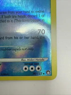 Walrein 39/123 Mysterious Treasures Reverse Holo Rare Pokemon Card - Image 5