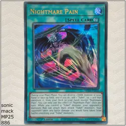 Nightmare Pain - MP25-EN165 - Ultra Rare 1st Edition Yugioh - Image 1