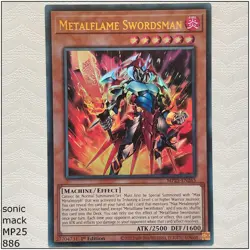 Metalflame Swordsman - MP25-EN265 - Ultra Rare 1st Edition Yugioh - Image 1