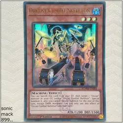 Orcust Cymbal Skeleton - BLMM-EN084 - Ultra Rare 1st Edition Yugioh - Image 1