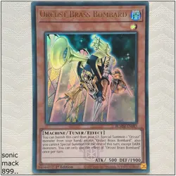Orcust Brass Bombard - BLMM-EN083 - Ultra Rare 1st Edition Yugioh - Image 1