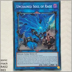 Unchained Soul of Rage - RA02-EN041 - 1st Edition Yugioh - Image 1