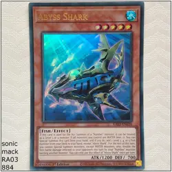 Abyss Shark - RA03-EN030 - 1st Edition Yugioh - Image 1