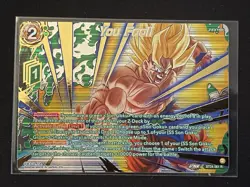 Dragon Ball Super Card Game You Fool! Gold Stamped Rare Foil Card - Image 1