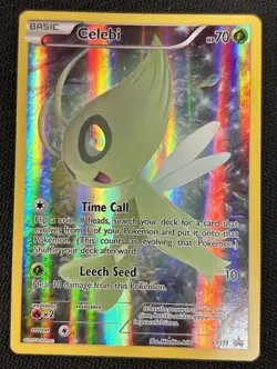 Pokemon TCG Celebi XY Black Star Promos Holo Card XY111 - Image 1