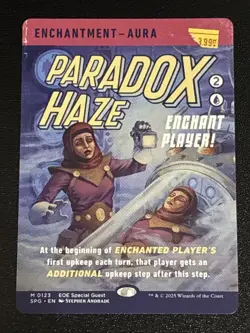 MTG Edge of Eternities Special Guests Paradox Haze Borderless 0123 NM Mythic - Image 1