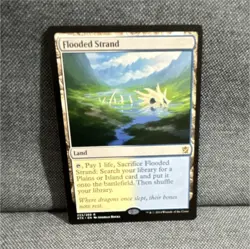 MTG - Flooded Strand Rare Land Khans of Tarkir Regular English - Image 1