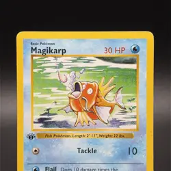 Pokemon Magikarp 035/102 First Edition Base Set (Shadowless) Regular - Image 2