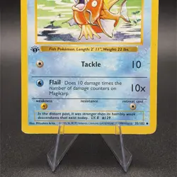 Pokemon Magikarp 035/102 First Edition Base Set (Shadowless) Regular - Image 3
