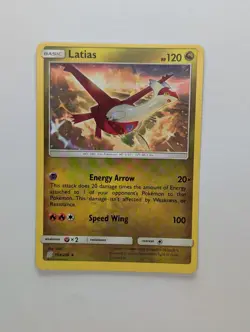 Latias 153/236 Rare Unified Minds Sun & Moon Pokemon Card 2019 NM - Image 1