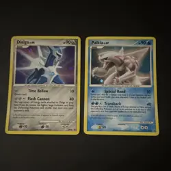 Dialga DP26 & Palkia DP27 Holo 2008 Lot - TCG Pokemon - Image 1