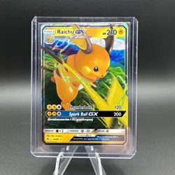 Raichu GX 20/68 Hidden Fates Ultra Rare Full Art Holo 210 HP Pokemon TCG - Image 1