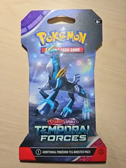 🔥 Pokemon Scarlet & Violet Temporal Forces Sleeved Single Booster Pack ☘ - Image 1