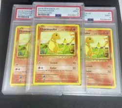 (9) Pokemon - Charmander #9 - 2016 XY Evolutions - PSA 9 - Image 1