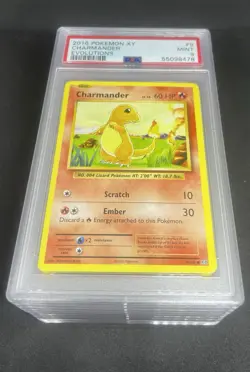 (9) Pokemon - Charmander #9 - 2016 XY Evolutions - PSA 9 - Image 2