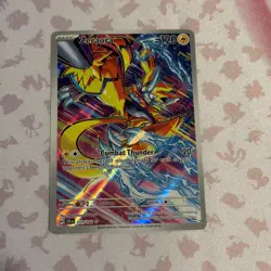 Pokemon TCG Zeraora Stellar Crown Holo Card 151/142 - Image 1