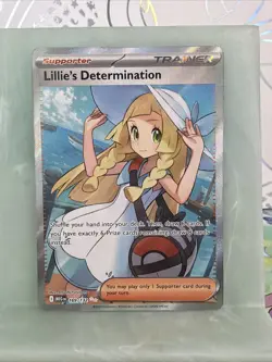 Lillie's Determination 169/132 - Mega Evolution - Pokemon Card - English - NM - Image 1