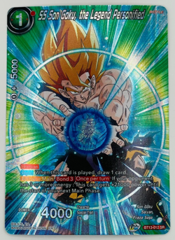 SS Son Goku, the Legend Personified BT13-012-SR Dragon Ball Super Card Game NM - Image 1