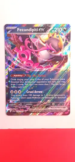 Fezandipity ex - 038/064 - Double Rare - Pokemon TCG Card Shrouded Fable - NM - Image 1